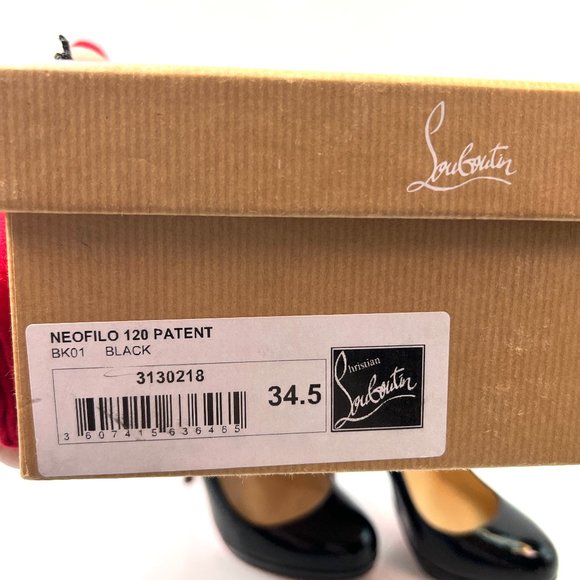 🌷❤️‍🔥FINAL SALE 🔥 NO OFFERS🌷💥Christian Louboutin Neofilo 120 Pumps 34.5 - Picture 2 of 8
